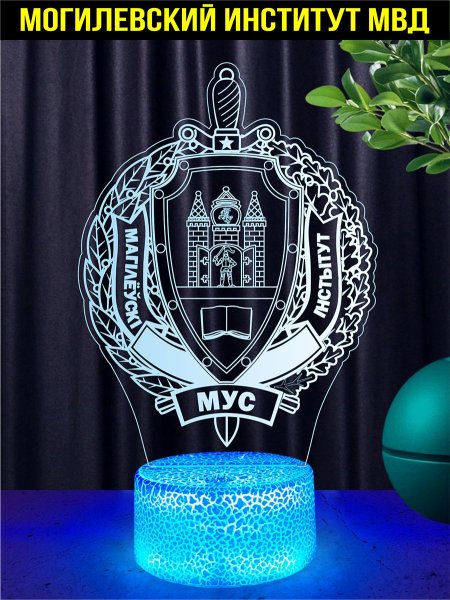 Светильник ночник подарок Могилевский институт МВД